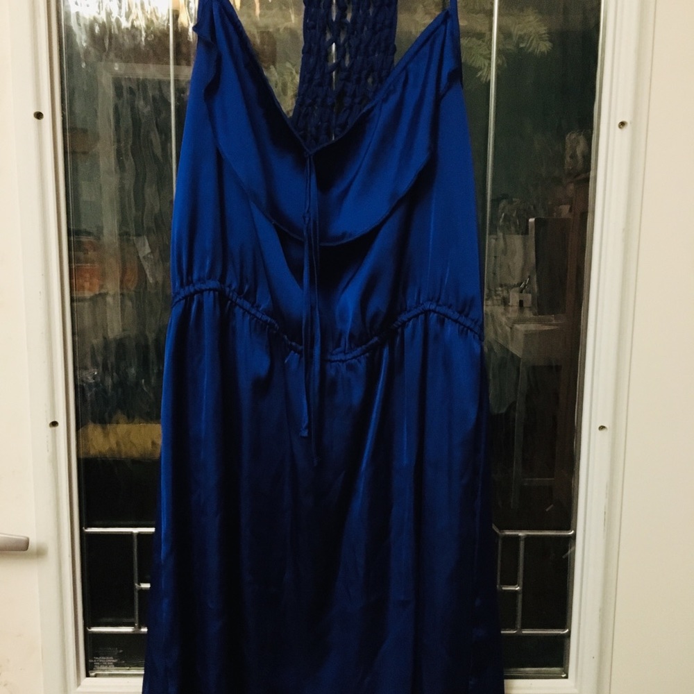 Silky mini dress